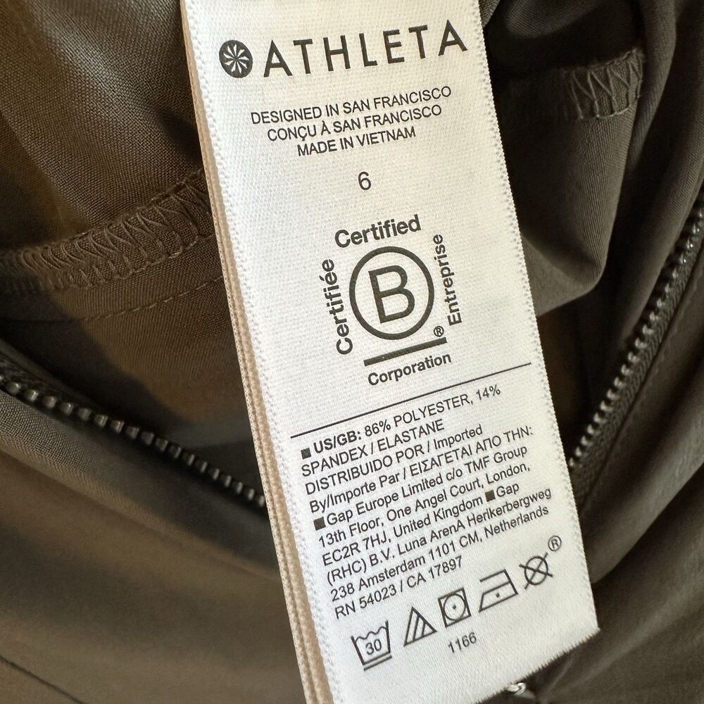 Athleta Women's Brooklyn Utility Jumpsuit Long Sleeve Moss green gorpcore Size 6 - Picture 6 of 9
